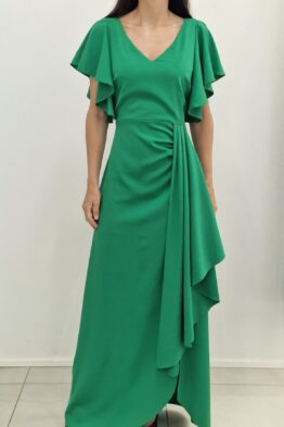 Kleit Model. roheline pikk
