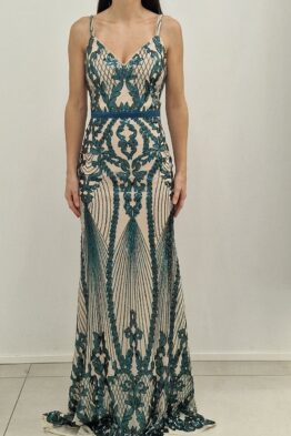 Kleit S&S rohelisega litter