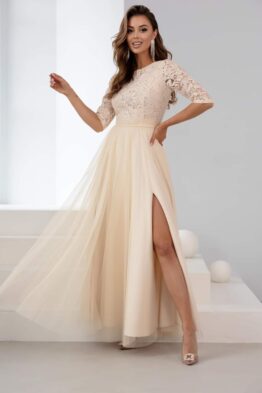 Kleit Lac. helebeež pikk pitsiga