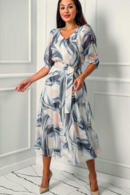 Kleit Margo sinine beežiga