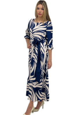 Kleit Yvette sinine helebeežiga