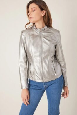 Jakk nahkne Esc. metallne