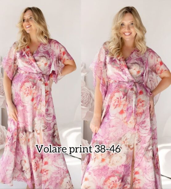 Kleit Volore pikk lillleline