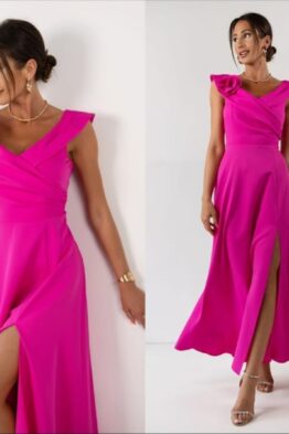 Kleit fuksia roosa Luiza
