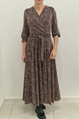 Kleit Kabz pruun sädelusega